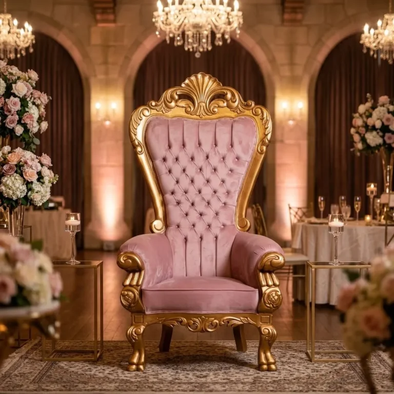 Sillón Luis XV en renta para XV años y bodas en Rosarito